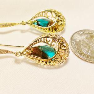 Swarovski In A Basket Gold Earrings
