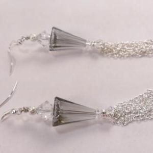 Torch Chandelier Crystal Swarovski Earrings